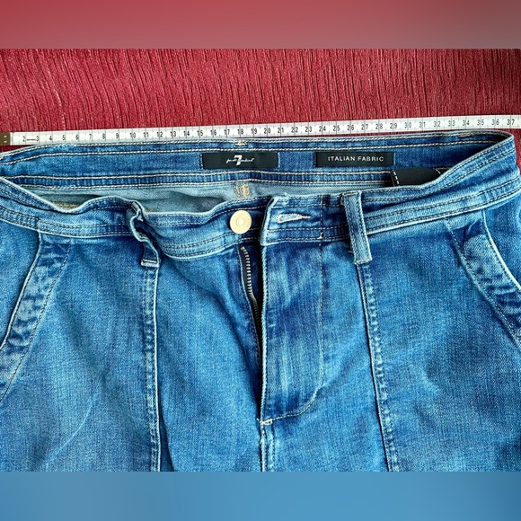 7 for all Mankind Slim Darted Boyfriend in Call Me - Picture 3 of 3